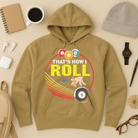 Father's Day That's How I Roll Snooker Billiards Gift For Dad Hoodie