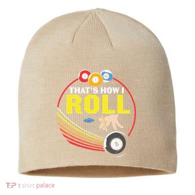 Father's Day That's How I Roll Snooker Billiards Gift For Dad Sustainable Beanie