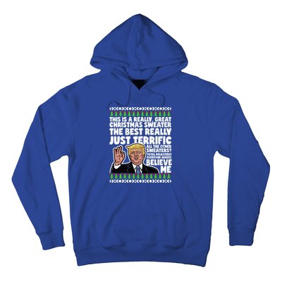 Funny Donald Trump Ugly Christmas Parody Speech Funny Gift Hoodie