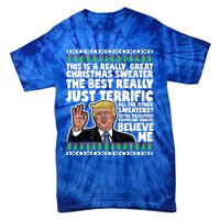 Funny Donald Trump Ugly Christmas Parody Speech Funny Gift Tie-Dye T-Shirt