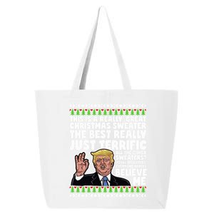 Funny Donald Trump Ugly Christmas Parody Speech Funny Gift 25L Jumbo Tote