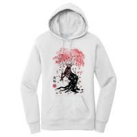 Fantasy Deer Tree Japanese Style Art Picture Painting Women's Pullover Hoodie