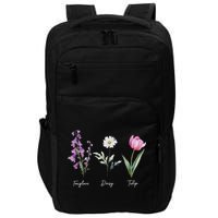 Foxglove Daisy Tulip Floral  Impact Tech Backpack
