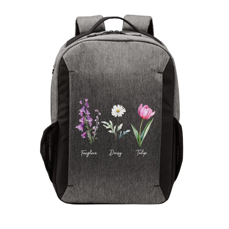 Foxglove Daisy Tulip Floral  Vector Backpack