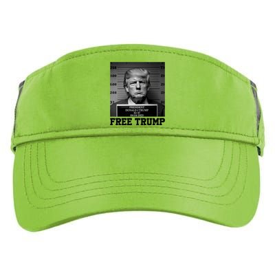 Free Donald Trump Mug Shot Adult Drive Performance Visor