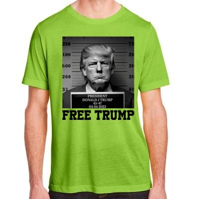 Free Donald Trump Mug Shot Adult ChromaSoft Performance T-Shirt