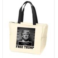 Free Donald Trump Mug Shot Zip Tote Bag