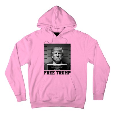 Free Donald Trump Mug Shot Hoodie