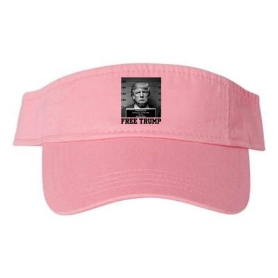 Free Donald Trump Mug Shot Valucap Bio-Washed Visor