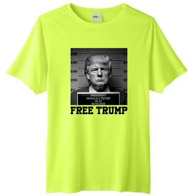 Free Donald Trump Mug Shot Tall Fusion ChromaSoft Performance T-Shirt