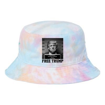 Free Donald Trump Mug Shot Tie Dye Newport Bucket Hat