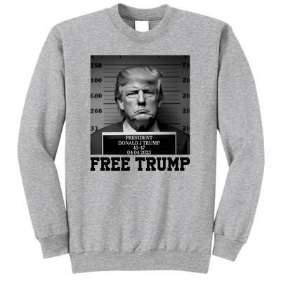 Free Donald Trump Mug Shot Sweatshirt