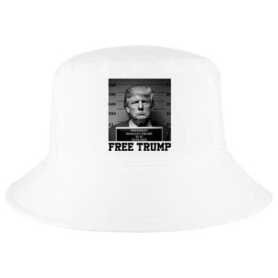 Free Donald Trump Mug Shot Cool Comfort Performance Bucket Hat