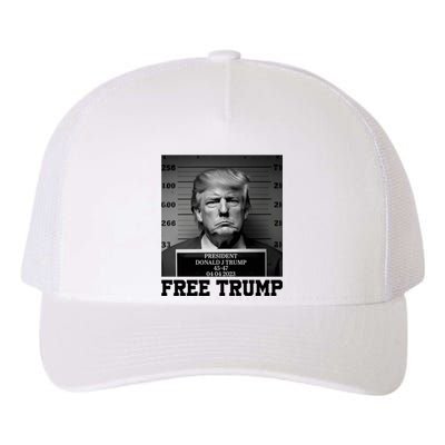 Free Donald Trump Mug Shot Yupoong Adult 5-Panel Trucker Hat