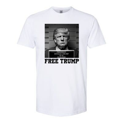 Free Donald Trump Mug Shot Softstyle CVC T-Shirt