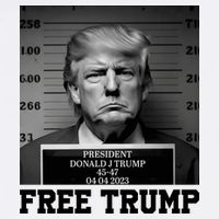 Free Donald Trump Mug Shot Womens Tank Top