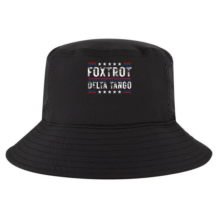 Foxtrots Delta Tangos Foxtrots Deltas Tangos US Flag Cool Comfort Performance Bucket Hat