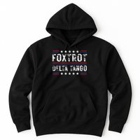 Foxtrots Delta Tangos Foxtrots Deltas Tangos US Flag Hoodie