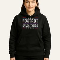 Foxtrots Delta Tangos Foxtrots Deltas Tangos US Flag Hoodie