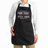Foxtrots Delta Tangos Foxtrots Deltas Tangos US Flag Apron