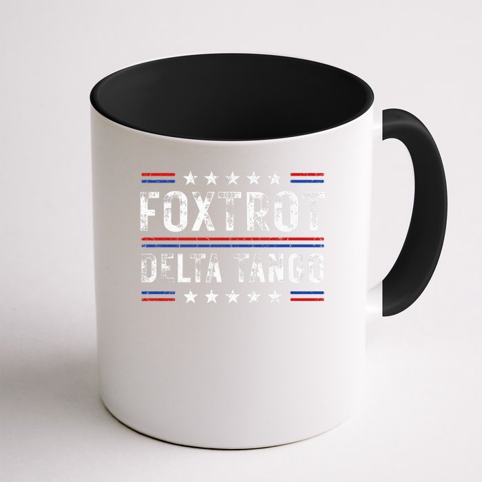 Foxtrots Delta Tangos Foxtrots Deltas Tangos US Flag Mug