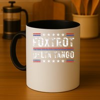 Foxtrots Delta Tangos Foxtrots Deltas Tangos US Flag Mug
