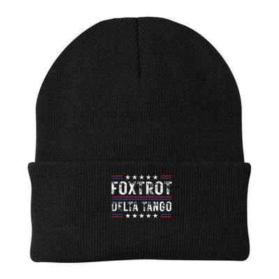 Foxtrots Delta Tangos Foxtrots Deltas Tangos US Flag Beanie