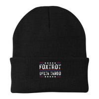 Foxtrots Delta Tangos Foxtrots Deltas Tangos US Flag Beanie