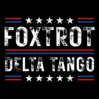 Foxtrots Delta Tangos Foxtrots Deltas Tangos US Flag 16 in Basic Backpack