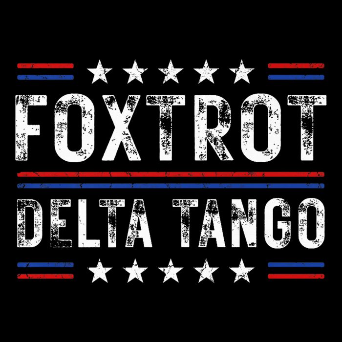 Foxtrots Delta Tangos Foxtrots Deltas Tangos US Flag 16 in Basic Backpack