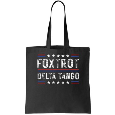 Foxtrots Delta Tangos Foxtrots Deltas Tangos US Flag Bag