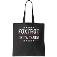 Foxtrots Delta Tangos Foxtrots Deltas Tangos US Flag Bag