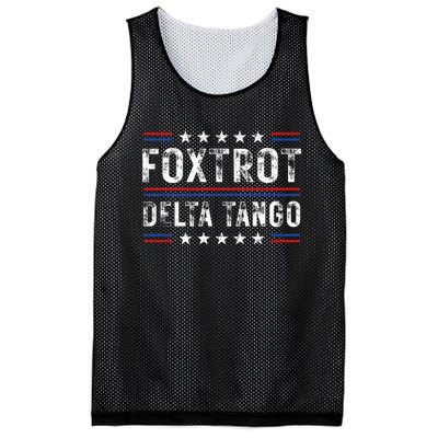 Foxtrots Delta Tangos Foxtrots Deltas Tangos US Flag Mesh Reversible Basketball Jersey Tank