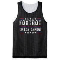 Foxtrots Delta Tangos Foxtrots Deltas Tangos US Flag Mesh Reversible Basketball Jersey Tank