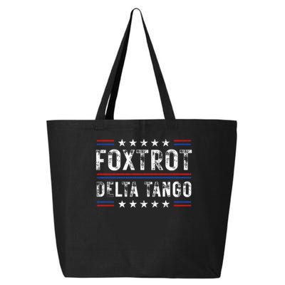 Foxtrots Delta Tangos Foxtrots Deltas Tangos US Flag 25L Jumbo Tote