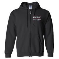 Foxtrots Delta Tangos Foxtrots Deltas Tangos US Flag Full Zip Hoodie
