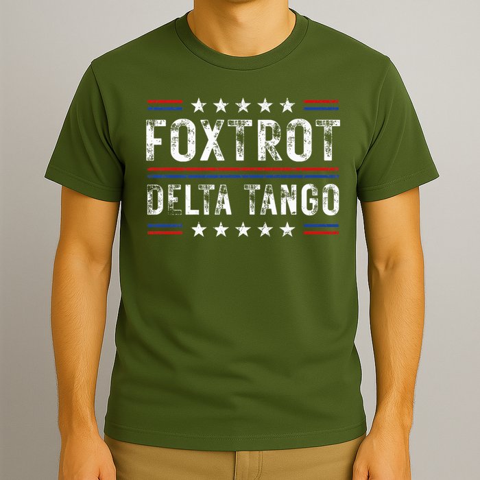 Foxtrots Delta Tangos Foxtrots Deltas Tangos US Flag T-Shirt