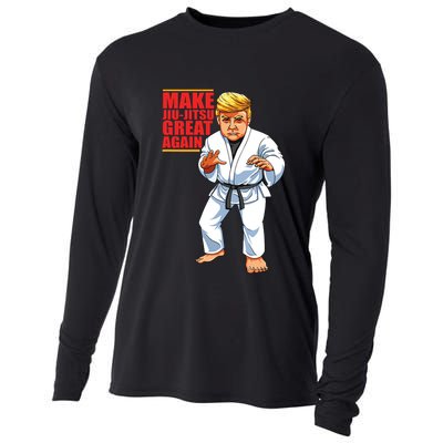 Funny Donald Trump Republican Jiujitsu And Bjj Gift Cooling Performance Long Sleeve Crew
