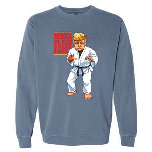 Funny Donald Trump Republican Jiujitsu And Bjj Gift Garment-Dyed Sweatshirt