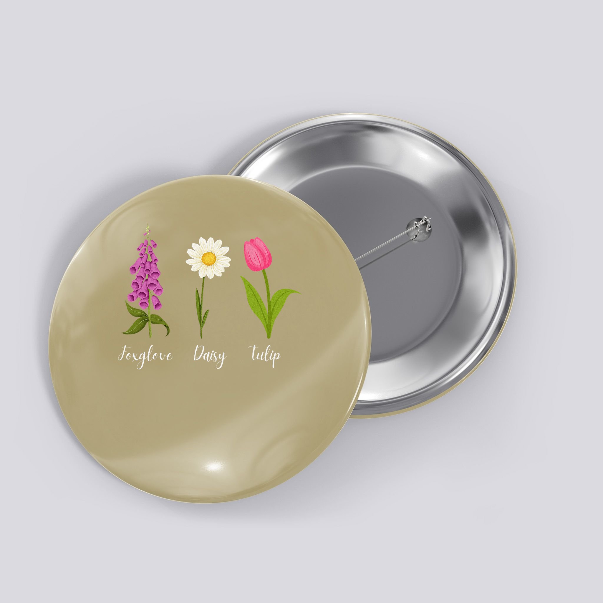 Foxglove Daisy Tulip Cute Flowers Floral Plant Wildflowers Button