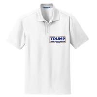 Funny Donald Trump 2024 Take America Back Maga Gift Dry Zone Grid Polo