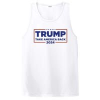 Funny Donald Trump 2024 Take America Back Maga Gift PosiCharge Competitor Tank