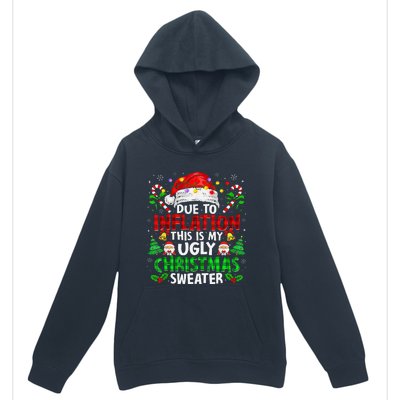 Funny Due To Inflation Ugly Christmas Sweaters For Urban Pullover Hoodie