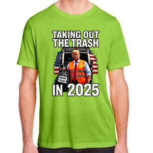 Funny Donald Trump Taking Out The Trash In 2025 Presidential Adult ChromaSoft Performance T-Shirt