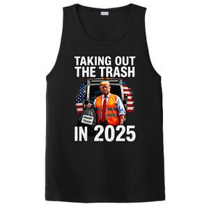 Funny Donald Trump Taking Out The Trash In 2025 Presidential PosiCharge Competitor Tank