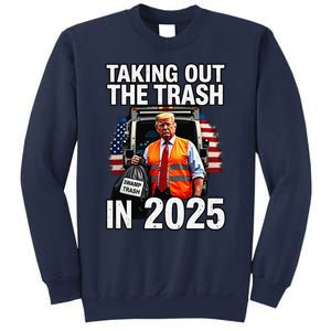 Funny Donald Trump Taking Out The Trash In 2025 Presidential Sweatshirt