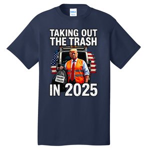 Funny Donald Trump Taking Out The Trash In 2025 Presidential Tall T-Shirt