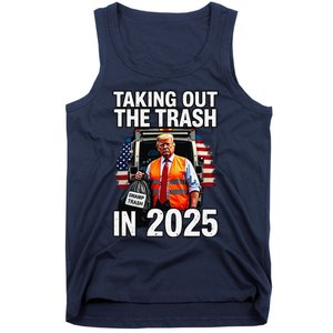 Funny Donald Trump Taking Out The Trash In 2025 Presidential Tank Top