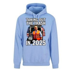 Funny Donald Trump Taking Out The Trash In 2025 Presidential Unisex Surf Hoodie