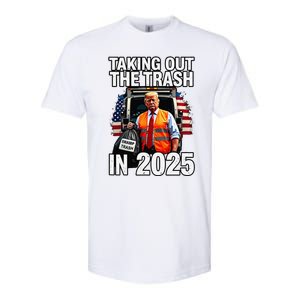 Funny Donald Trump Taking Out The Trash In 2025 Presidential Softstyle CVC T-Shirt